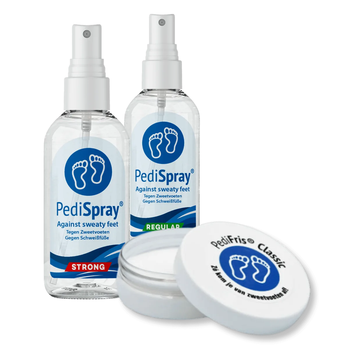 IZA Effect Spray vs PediSpray® ? Quelle est la meilleure solution contre les pieds qui transpirent et les mycoses ?